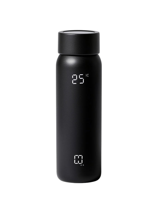 Tervrn  Minimalist Smart Vacuum Insulated Water Bottle with LED Temperature Display - 500ml