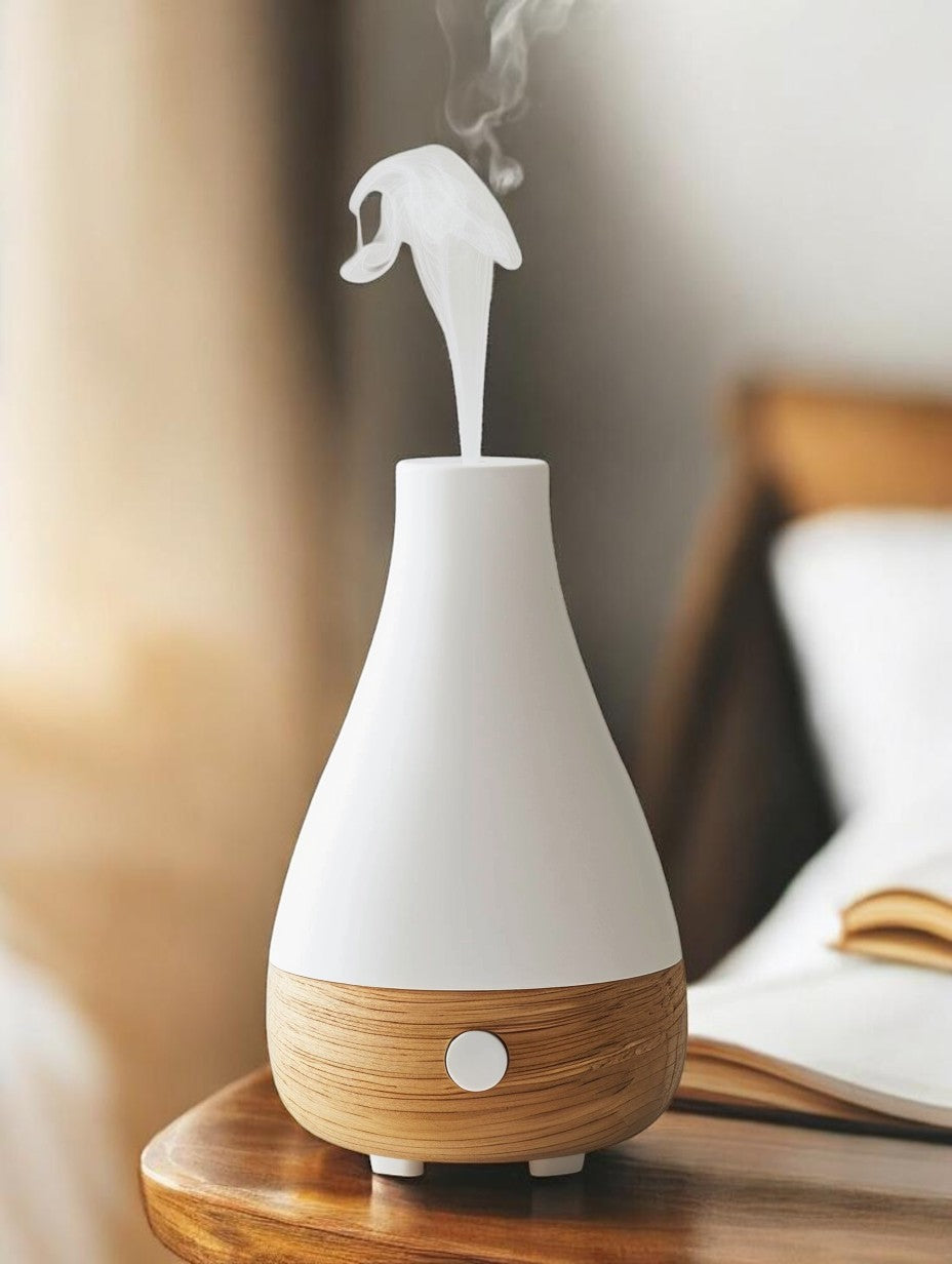 Tervrn Ultrasonic Aroma Diffuser & Cool Mist Humidifier with Warm LED Night Light