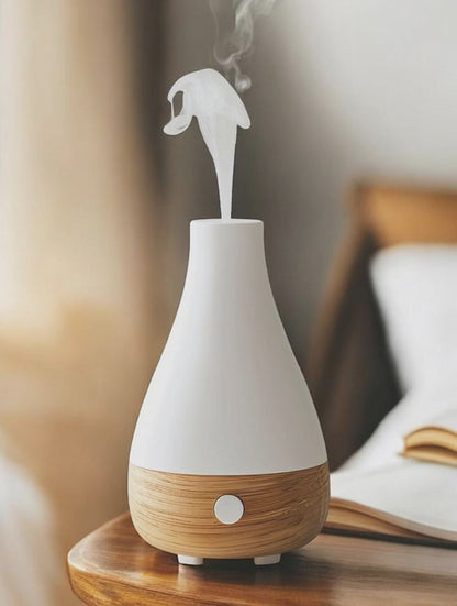 Tervrn Ultrasonic Aroma Diffuser & Cool Mist Humidifier with Warm LED Night Light